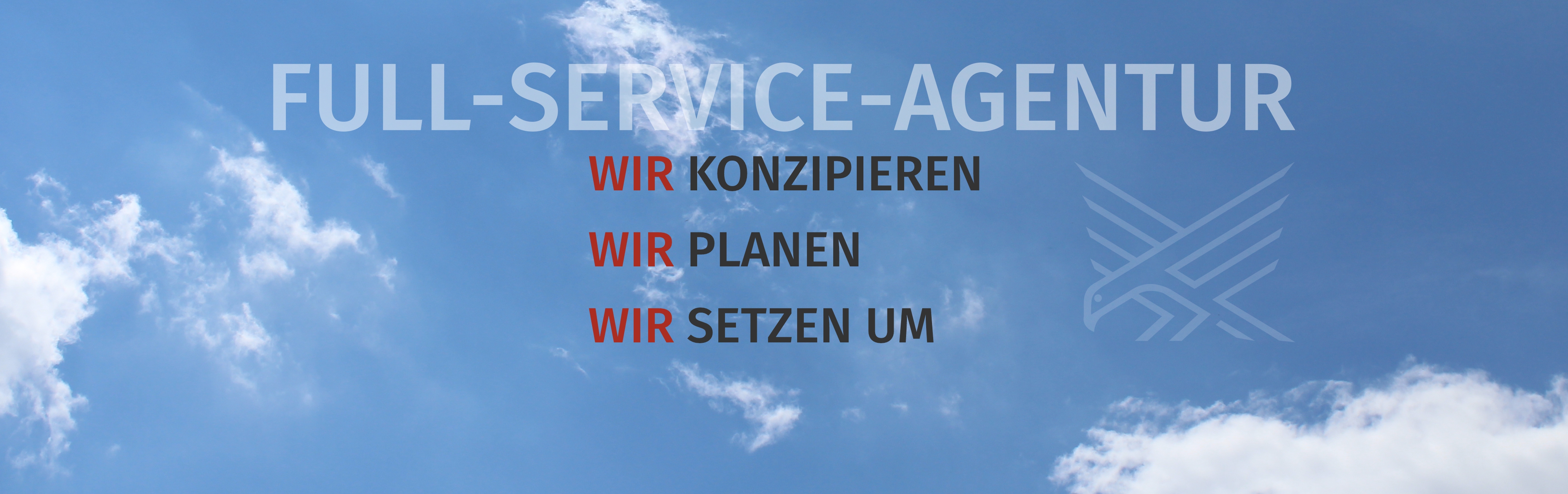Himmelbild mit Text